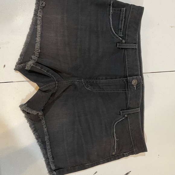 Joe's Jeans Charcoal Denim Shorts - Picture 1 of 4
